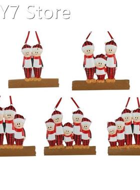 2022 New Christmas Tree DIY Personalized Name Ornament Carto