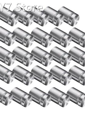 25 Packs Advertising Screws Standoff Mounts Glass Acrylic Na