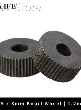 2x Anti Slip Single Straight Coarse 1.2mm Linear Knurling Wh