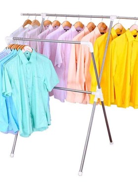 Folding Laundry Drying Rack Stainless Steel Indoor Outdoor X