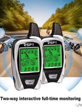 Motorcycle 2 Way Alarm System Anti-theft Security Protection