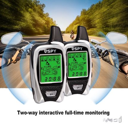 Motorcycle 2 Way Alarm System Anti-theft Security Protection
