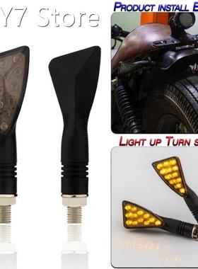 2pcs Universal 12V Flashing Turn Signals Motorcycle LED Ligh