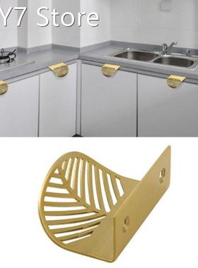 Leaf Shape Brass Door Knob Furniture Handles Drawer Pulls Ca