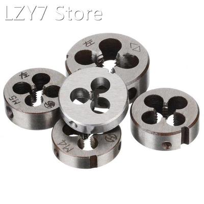 5Pcs Die M3 M4 M5 M6 M8 Metric Left Hand Die Threading Tools