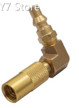1/4 /3/8RV Quick Connect Adapter Fitting with Elbow 适用于