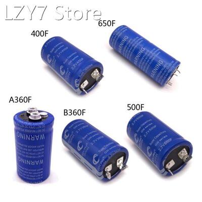 2.7V 360/400/500/650F Super Farad Capacitor High Frequency L