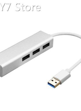 USB 3.0 Gigabit Ethernet Adapter with 3 Port Hub to RJ45 Lan