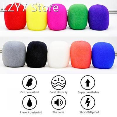 10Pcs Microphone Foam Cover Handheld Stage Windscreen Sponge