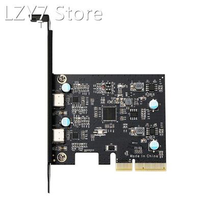 2-Port Type-C PCI-E USB3.1 Gen 2 Expansion Card 10Gbps with