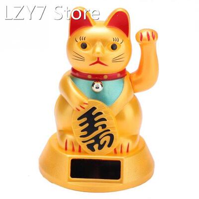 Chinese Lucky Cat Wealth Waving Hand Cat Maneki Neko Welcome
