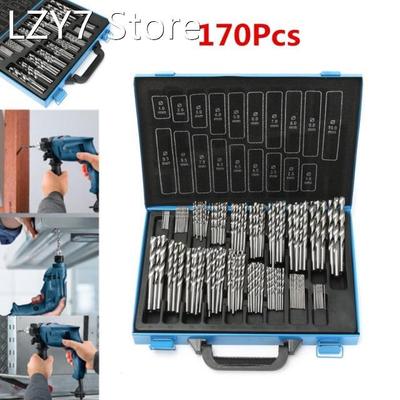 170PCS HSS Twist Drill Bit Set 1.5-10mm Titanium Coated Surf