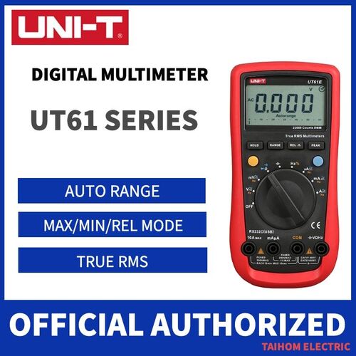 Digital Multimeter True rms Auto Range UT61seriesA/B/C/D AC