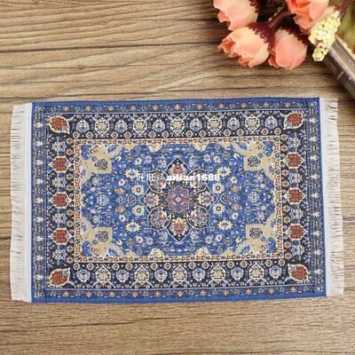1/12 dollhouse turkish carpet rug 10x15cm miniature dollhous