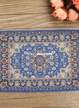1/12 Dollhouse Turkish Carpet Rug 10x15cm Miniature Dollhous