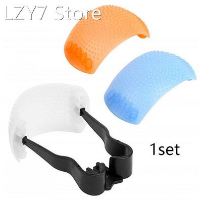 3 Colors Flash Diffuser Soft Cover Plastic Photography Built