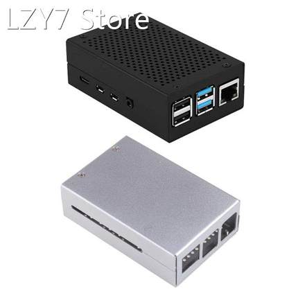 for Raspberry Pi 4B Case Aluminum Case RPI 4B Metal Shell Si