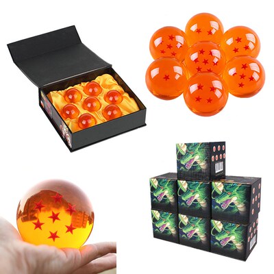 7pcs/set 3.5cm Dragon Ball Z 7 Stars Crystal Balls Dragonbal