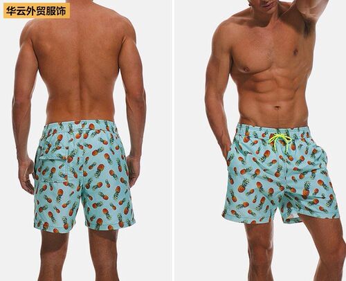 Boy Men Board PrinTed SwiM ShorTS LooSe TrunkS Beachwear new
