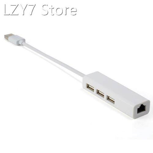 USB Gigabit Ethernet with 3 Port USB C HUB 2.0 RJ45 Lan Netw