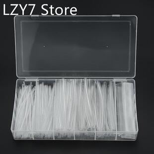 150PCS/Box 100mm 2:1 Heat Shrink Tubing Polyolefin Transpare