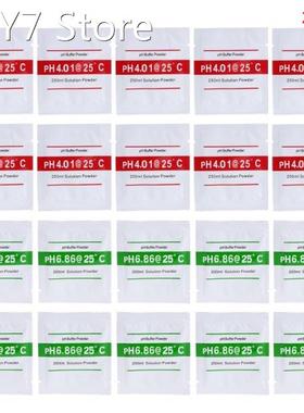 20 Pcs PH Buffer Solution Powder PH For Test Meter Measure C