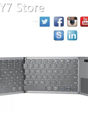 Portable Foldable Bluetooth Keyboard Wireless Klavye of