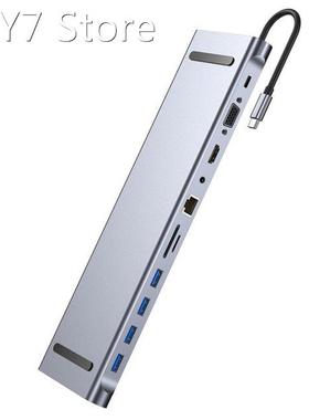 Multi-function 11 In 1 Docking Station Type C Adapter USB C