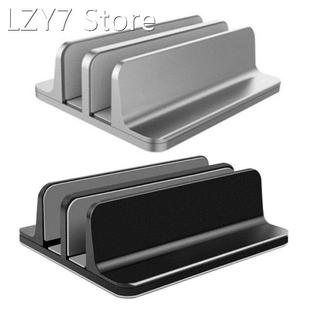 Vertical Laptop Stand Double Desktop Stand Space Saving Hold