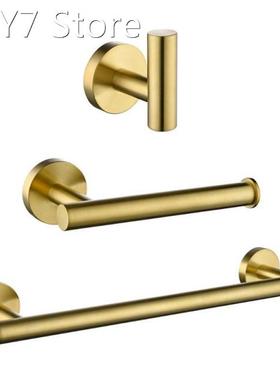 Bathroom Accessories 304 Stainless Steel Golden Bath Hardwar