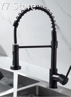 Kitchen Faucets Pull Out Mixer Tap Dual Spout Single Handle