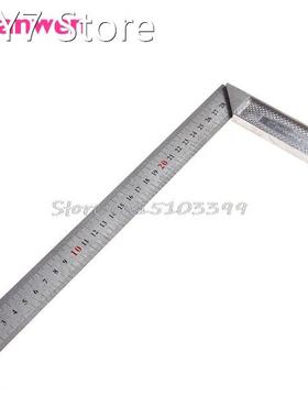 1Pc 30cm Portable Stainless Steel Right Measuring Angle Squa