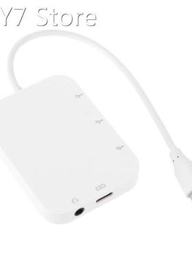 77UA USB 3.1 Type C to 3x USB 2.0 Hub Adapter with USB C PD