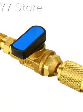 High Quality 1PC HVAC A/C Straight SHUT-OFF Ball Valve Adapt