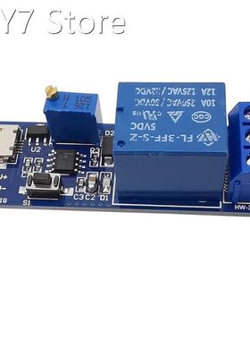 1Piece 5V-30V Micro USB Power Adjustable Delay Relay Timer C