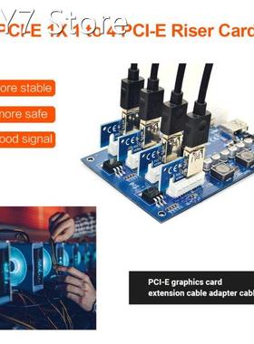 PCI-E X1 to PCI-E X16 Expansion Card Adapter 1 to 4 Port PCI