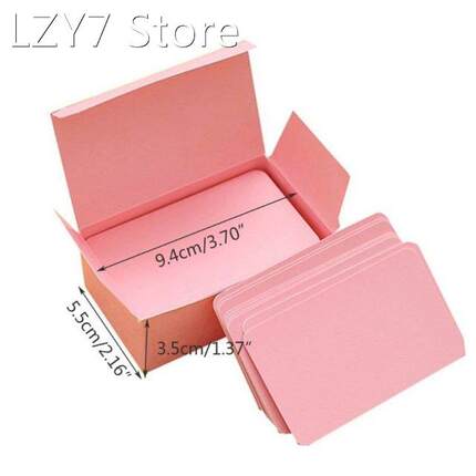 100PC Small Blank Paper Message Note Business Cards Double-S