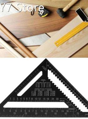 12Inch 12Inch Aluminum Alloy Metric Triangle Ruler Angle Pro
