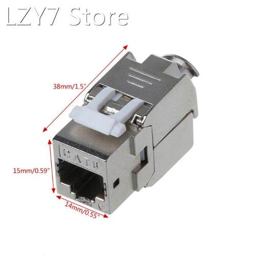 K1KF 5PCS RJ45 Toolless Keystone Jack Cat6 Cat6A Shielded Mo