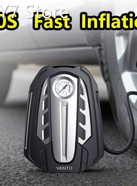 2021 LED Car Air Compressor DC 12V Volt Car Portable Air Com