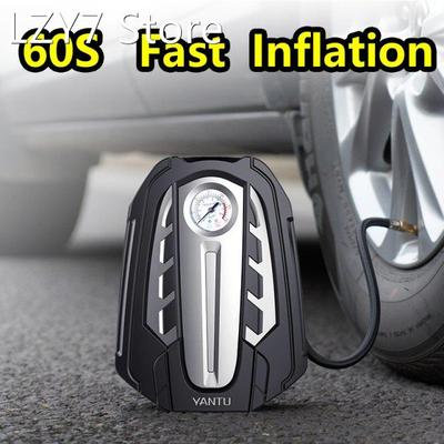 2021 LED Car Air Compressor DC 12V Volt Car Portable Air Com