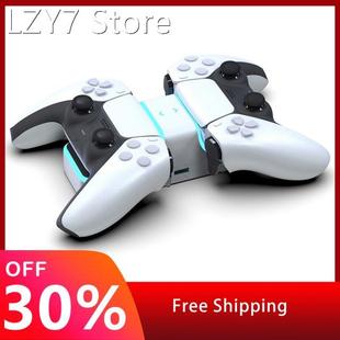 For PS5 Controller Charger Dual USB Fast Charging Dock Stati