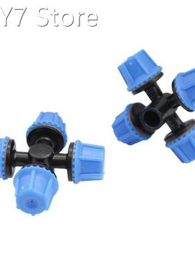 10 Pcs 6mm Cross Atomization Fog Nozzle With Seal Ring Garde