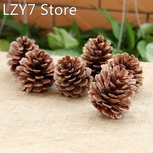 10pcs/Set Christmas Tree Hanging Pine Cones 2-7cm Wood Pinec