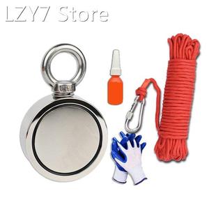 1Set Fishing Magnet Rope Diameter 0.24in Nylon Rope Roller C