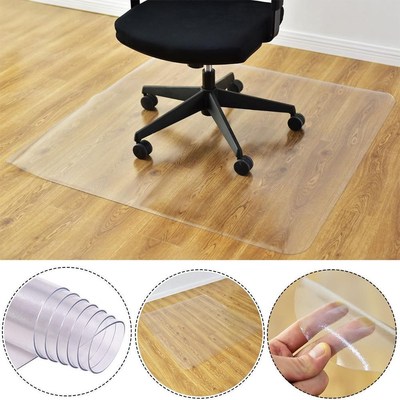 Transparent Nonslip Rectangle Floor Protector Mat Self Adhe