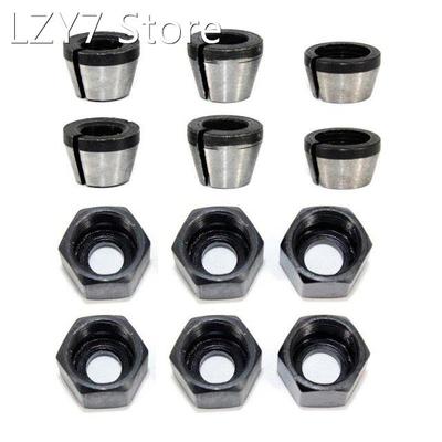 6Pcs Router Collet Chuck High Precision Chucks Clamping Adap