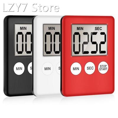 Super Thin LCD Digital Screen Kitchen Countdown Timer 8 Colo