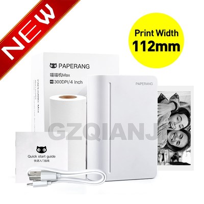 Paperang C1 Max 112mm Mini Pocket Photo Thermal Printer Port