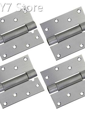 Self Closing Door Hinge, 4 Pack 4 Inch Heavy Duty Square Sta